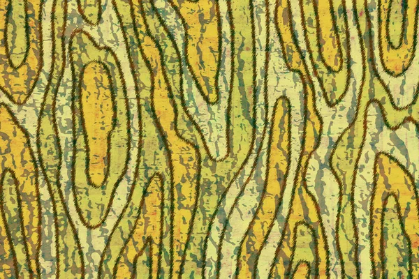 Groene Gele Houten Textuur Patroon Ontwerp Achtergrond — Stockfoto