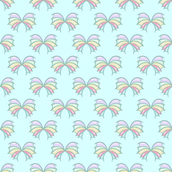 Dikişsiz desen okyanus kelebekler