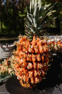 Lezzetli yemekli düğün ziyafeti