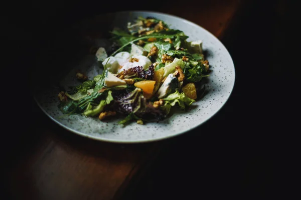 Close View Tasty Salad — Stock Photo, Image