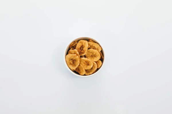 Cookies Bowl White Background — Stock Photo, Image