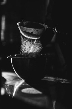 un eleme sürecinin yakın plan görünümü 