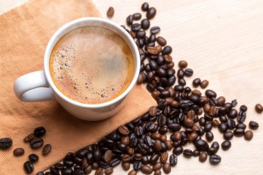 Sıcak americano dinlenme zamanı.