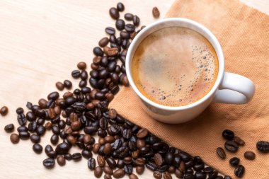 Sıcak americano dinlenme zamanı.