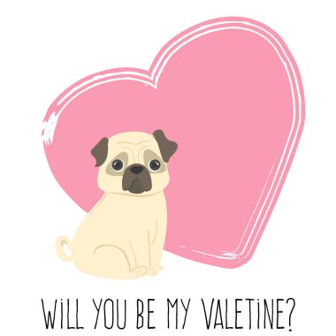 mutlu sevgililer günü kartı, illüstrasyon vektör formatında