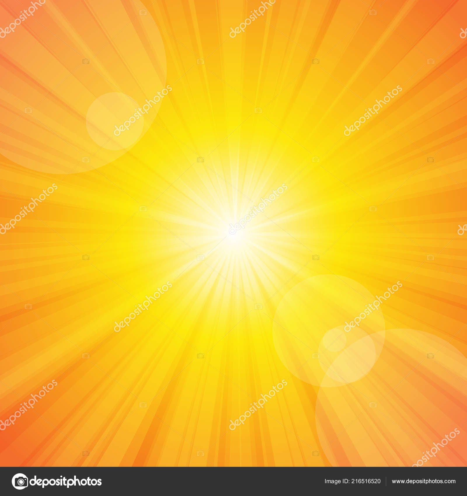 Vector Sun Shine Yellow Background Stock Vector Image by ©anueing #216516520