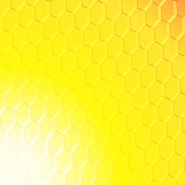 Vektor Abstraktes Quadrat Auf Gelb Orangefarbenem Hintergrund — Stockvektor