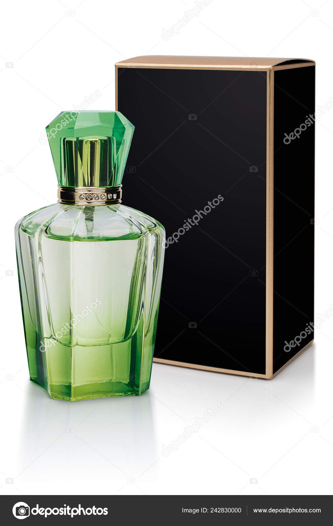 Download Nice Perfume Bottle Box Mockup Isolated White Background Stock Photo Image By C V Chmilenko 242830000