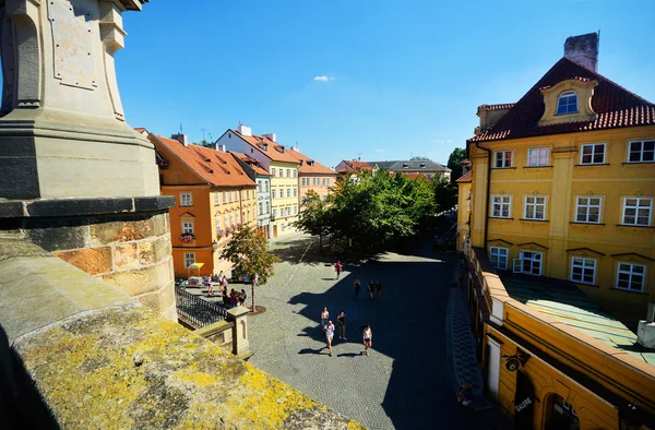 Prag Tschechische Republik Juli 2018 Sonniger Blick Von Der Karlsbrücke — Stockfoto