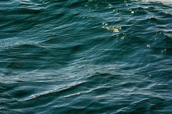 Абстрактна Текстура Ігристого Стирання Прозоро Блакитної Поверхні Води Океану Низькими — стокове фото
