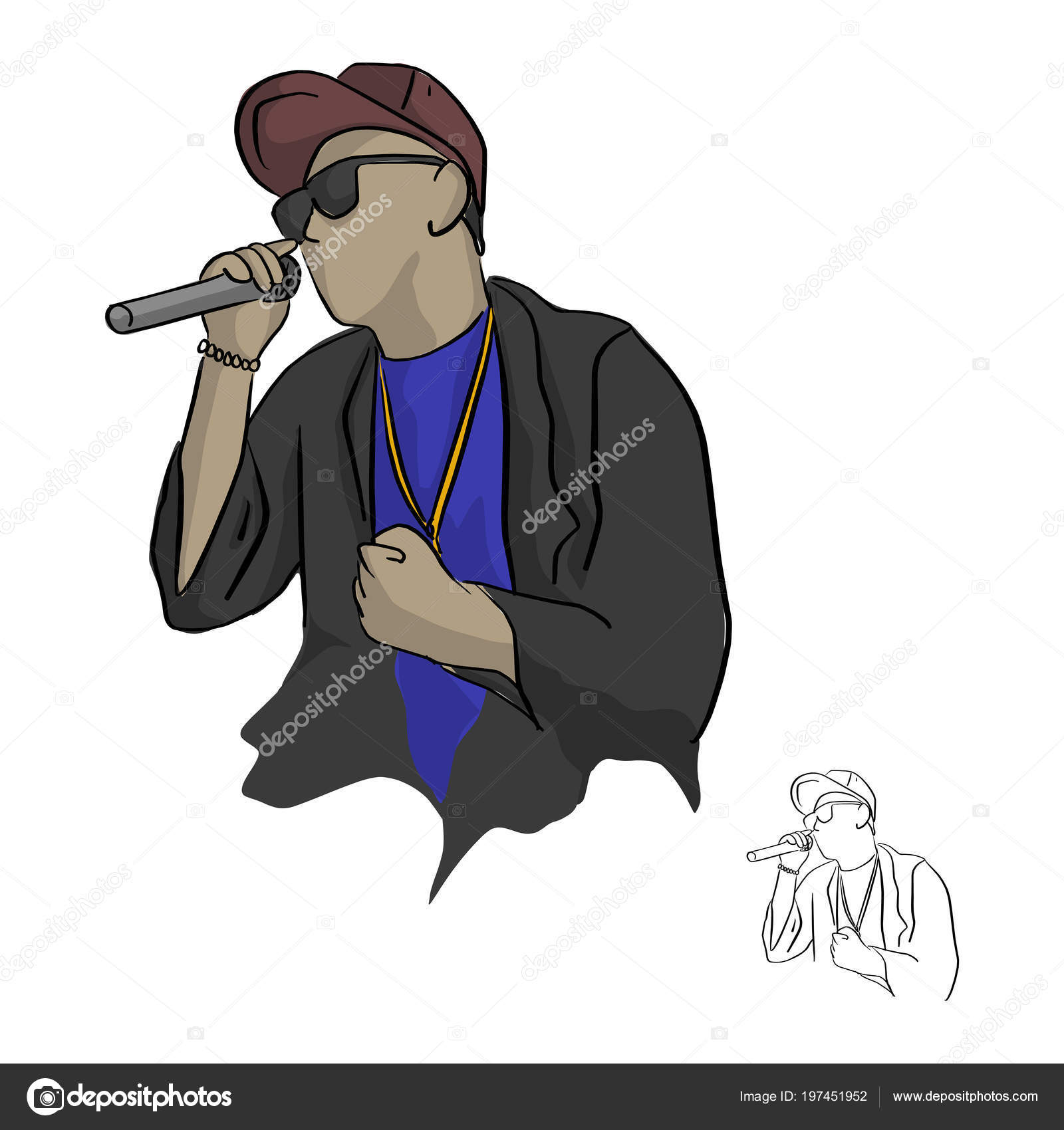 Rapper Holding Microphone Vector Illustration Sketch Doodle Hand Drawn Black Stock Vector Image By C Ad Rapper Holding Microphone Vector Illustration Sketch Doodle Hand Drawn Black Stock Vector Image By C Ad