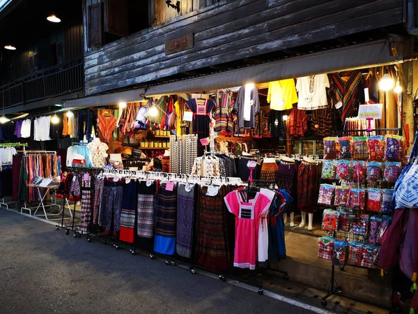 Loei Enero Personas Identificadas Que Venden Souvenirs Mercado Nocturno Chiang —  Fotos de Stock