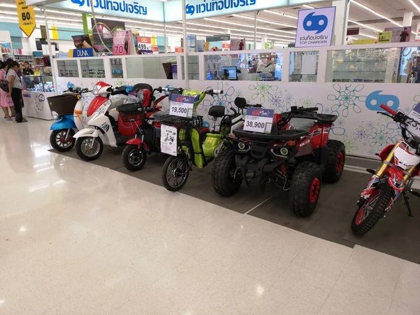Chiang Rai Thailand Februari Motorcykel Säljs Snabbköp Februari 2019 Chiang — Stockfoto
