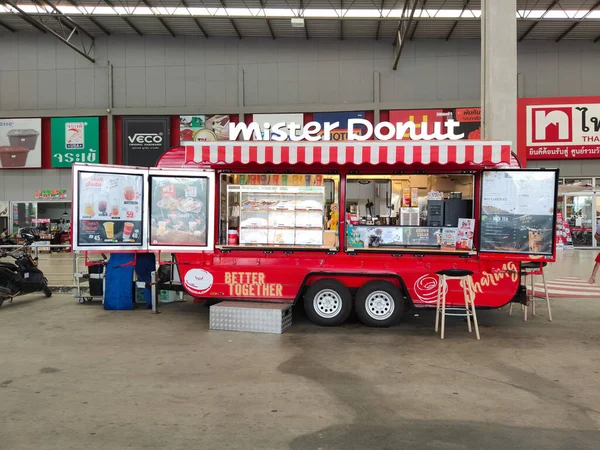 Chiang Rai Thailand June Donut Mobile Store Selling Products Thai — 스톡 사진