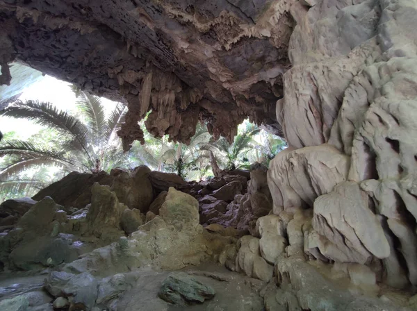 Tayland Daki Doğa Mağarasının Yatay Fotoğrafı — Stok fotoğraf