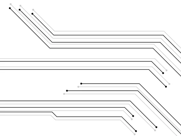 Placa de circuito, fondo de tecnología, ilustración vectorial eps 10 — Vector de stock