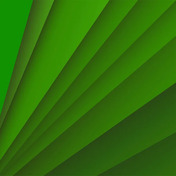 Fondo vectorial abstracto con líneas verdes superpuestas — Vector de stock