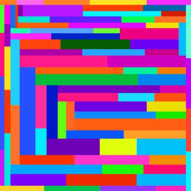 Renkli arka plan kareler. Geometrik doku. Noktalı resim etkisi. Vektör çizim. EPS 10