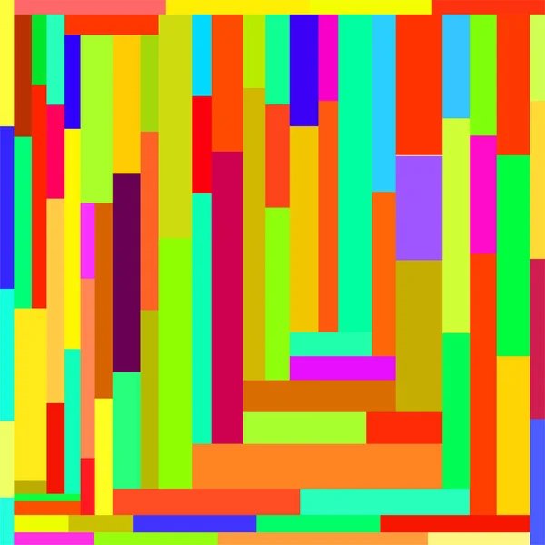 Fundo colorido abstrato de quadrados. Textura geométrica. Efeito de meio-tom. Ilustração vetorial. Eps 10 —  Vetores de Stock
