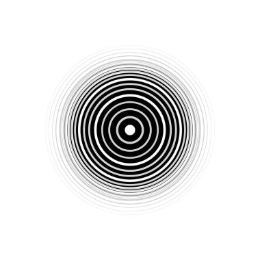 Çizgiler, geometrik logosu, vektör ile soyut daire