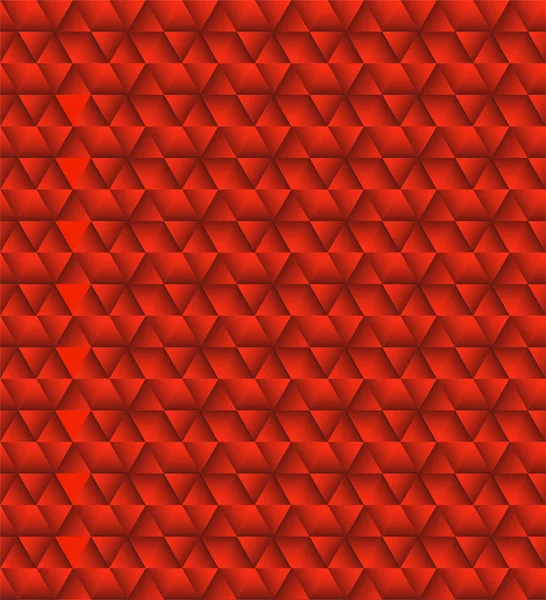Абстрактный Фон Красных Шестиугольников Шаблон Геометрических Многоугольников — стоковый вектор