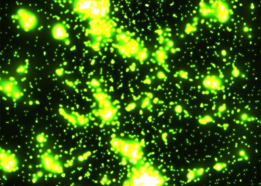 Arka plan parlak neon nokta. Vektör