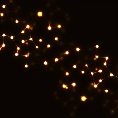 Dna, arka plan parlak neon moleküler yapısı