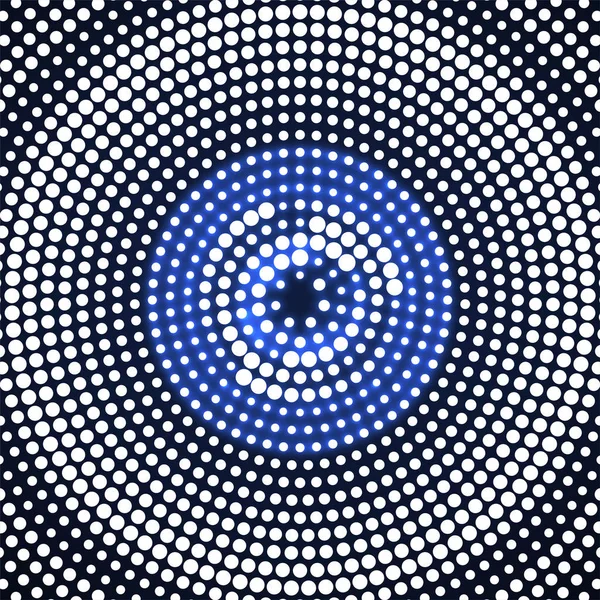 Абстрактный Фон Полутоновый Радиальный Узор Вектор — стоковый вектор