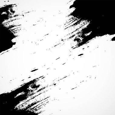 Soyut grunge arka plan. Fırça darbesi ve doku. Siyah Grunge Fırça. Vektör tasarımı