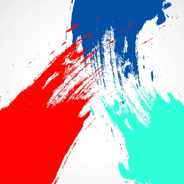 Résumé Fond Grunge Coloré Coup Pinceau Texture Brosse Grunge Conception — Image vectorielle