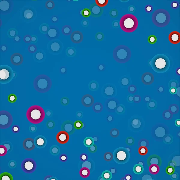 Abstract Kleurrijk Achtergrond Met Cirkels Geometrische Vormen — Stockvector
