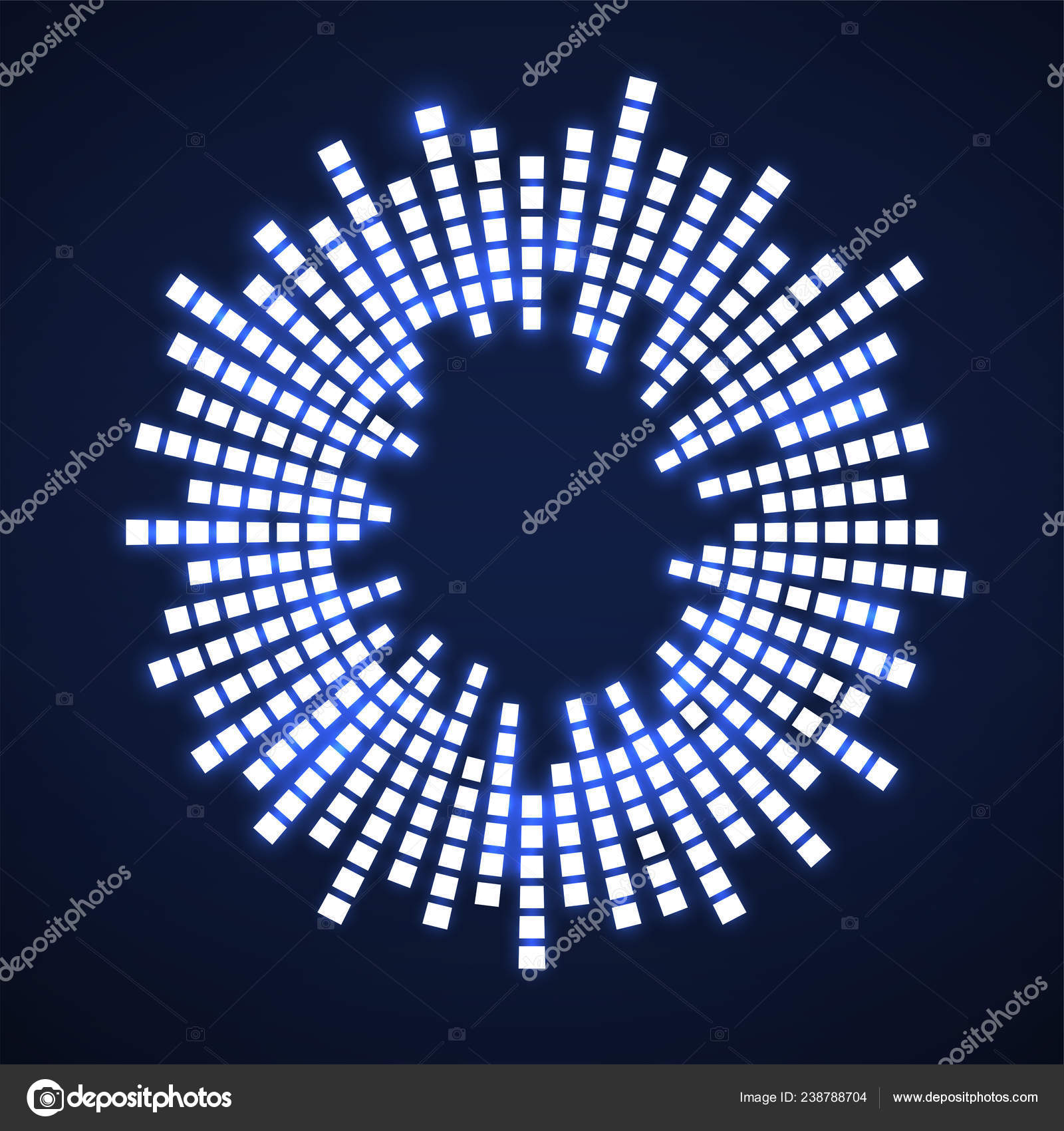 Abstract Sound Audio Waves Equalizer Wave Circle Vector Logo Stock Vector C Vladystock 238788704