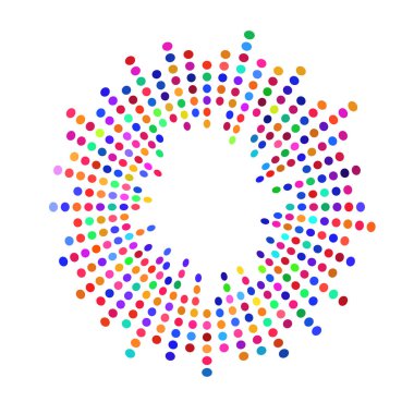 Soyut ses ses dalgaları, ekolayzer dalga daire. Vektör logosu