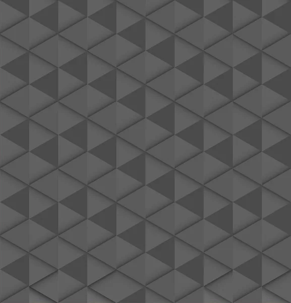 Abstrait fond géométrique gris à partir de triangles — Image vectorielle