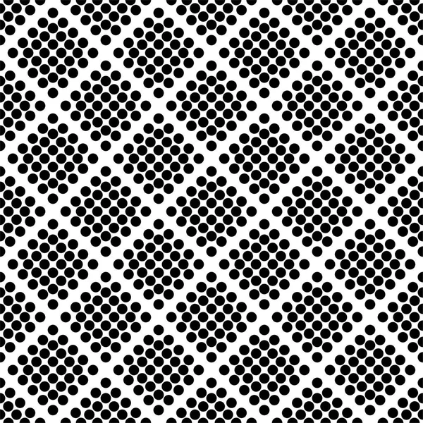 Abstrakte nahtlose Muster mit Kreisen. moderne Schwarz-Weiß-Textur. geometrischer Hintergrund — Stockvektor
