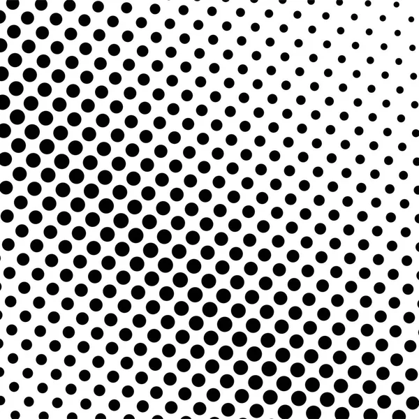 Patrón de medio tono blanco y negro. Textura moderna. Fondo geométrico. Ilustración vectorial — Vector de stock