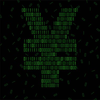 İkili kod, teknoloji soyut işareti Yuan