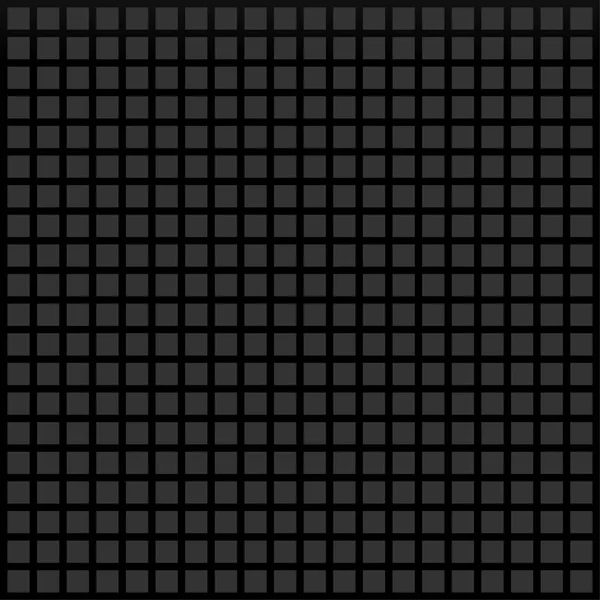 Fondo negro con cuadrados, patrón geométrico vectorial — Archivo Imágenes Vectoriales