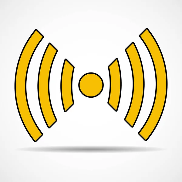 Wifi sign. Wireless network icon. Wifi zone — Stock Vector