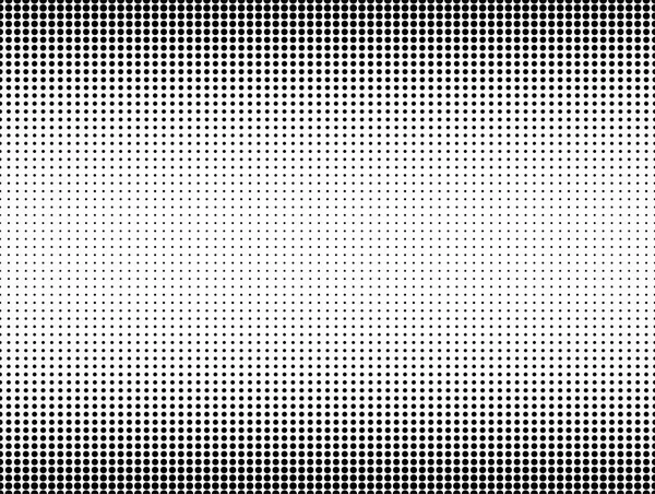 Vector halftone pattern. Black and white background — Stock Vector