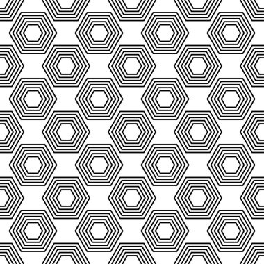 Kusursuz duvar kağıdı deseni. Altıgen elementlerle Geometrik arkaplan
