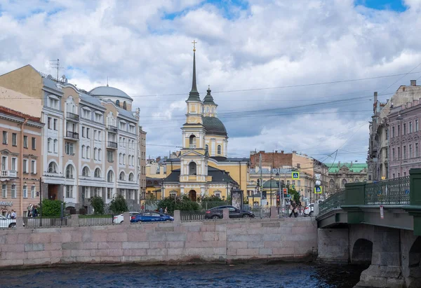 Russland Sankt Petersburg August 2020 Tempel Der Heiligen Und Gerechten — Stockfoto
