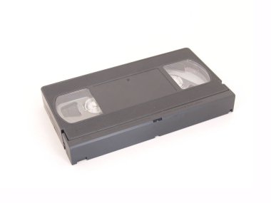 eski okul video kaset beyaz izole 