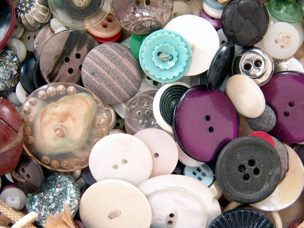 Full Frame Image Colorful Buttons — Stock Photo, Image