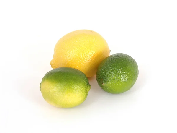 Limon Beyaz Arka Plan Üzerinde Izole Limon — Stok fotoğraf