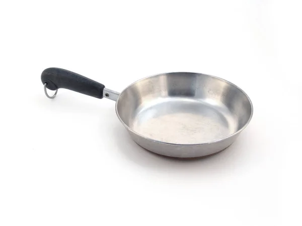 New Iron Pan Isolated White Utensil Stock Photo