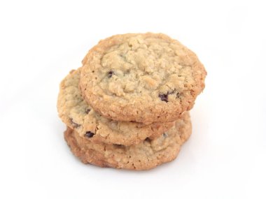 Beyaz arka plan üzerinde izole çerezleri görünümünü kapat