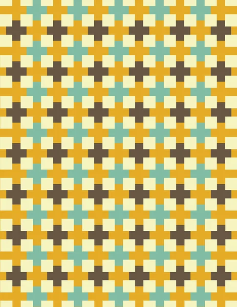 Repeating Vector Pattern Yellow Green Cream Great Background — Stock Vector