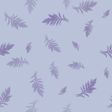 Yaprak otlar botanik menekşe Dikişsiz desen arka plan