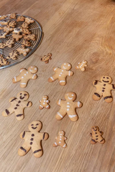 Cuisiner Des Gâteaux Traditionnels Pour Noël — Photo